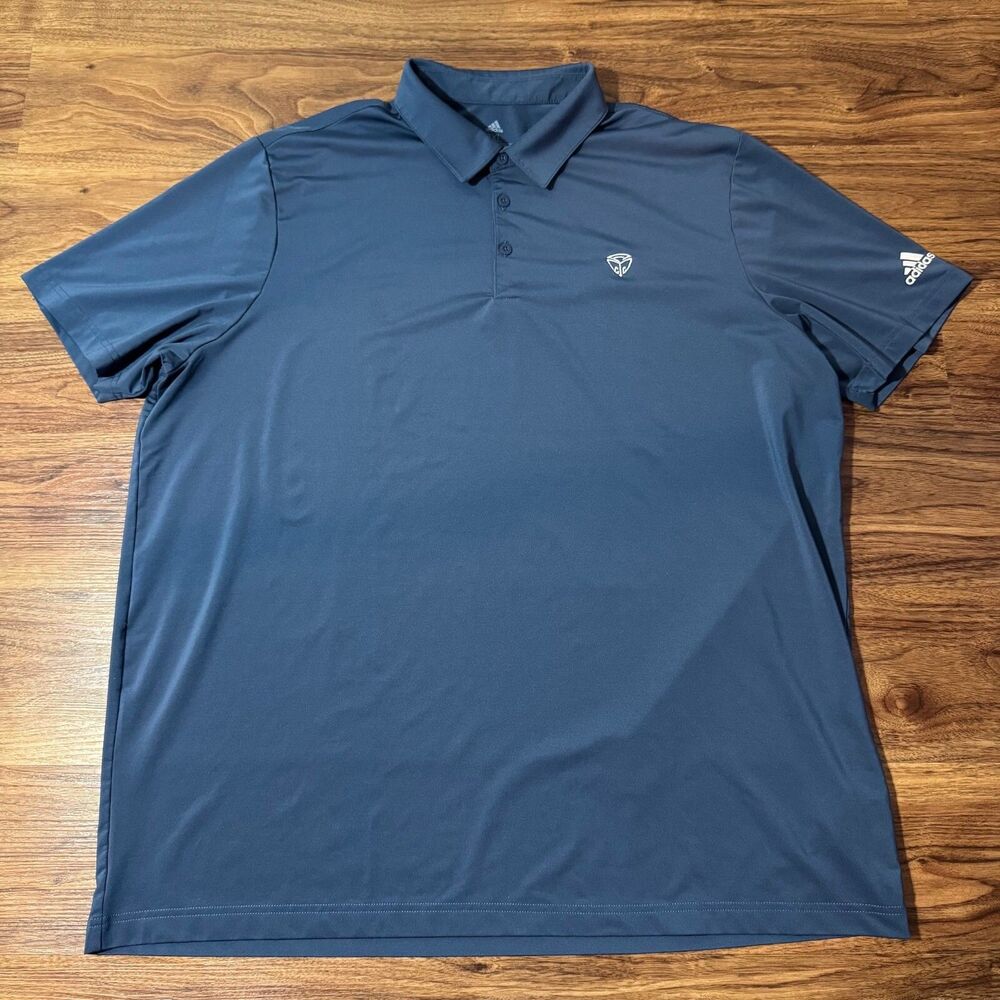 Adidas X Fresh Meadow Country Club Mens 2XL Blue Ultimate365 Solid Polo Shirt